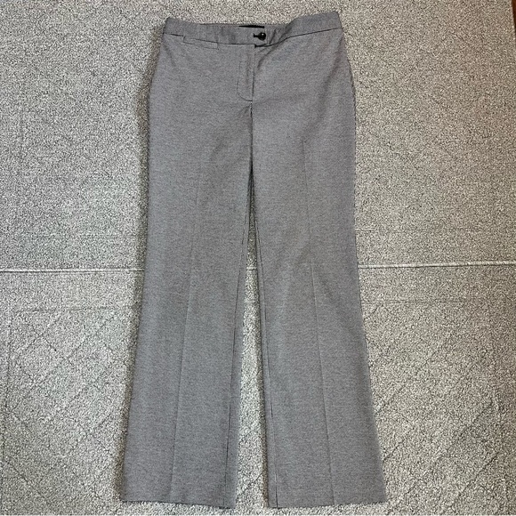 Talbots Pants - Talbots Houndstooth Plaid Pleated Wide Leg Pants Womens Size 6 Gray Stretch